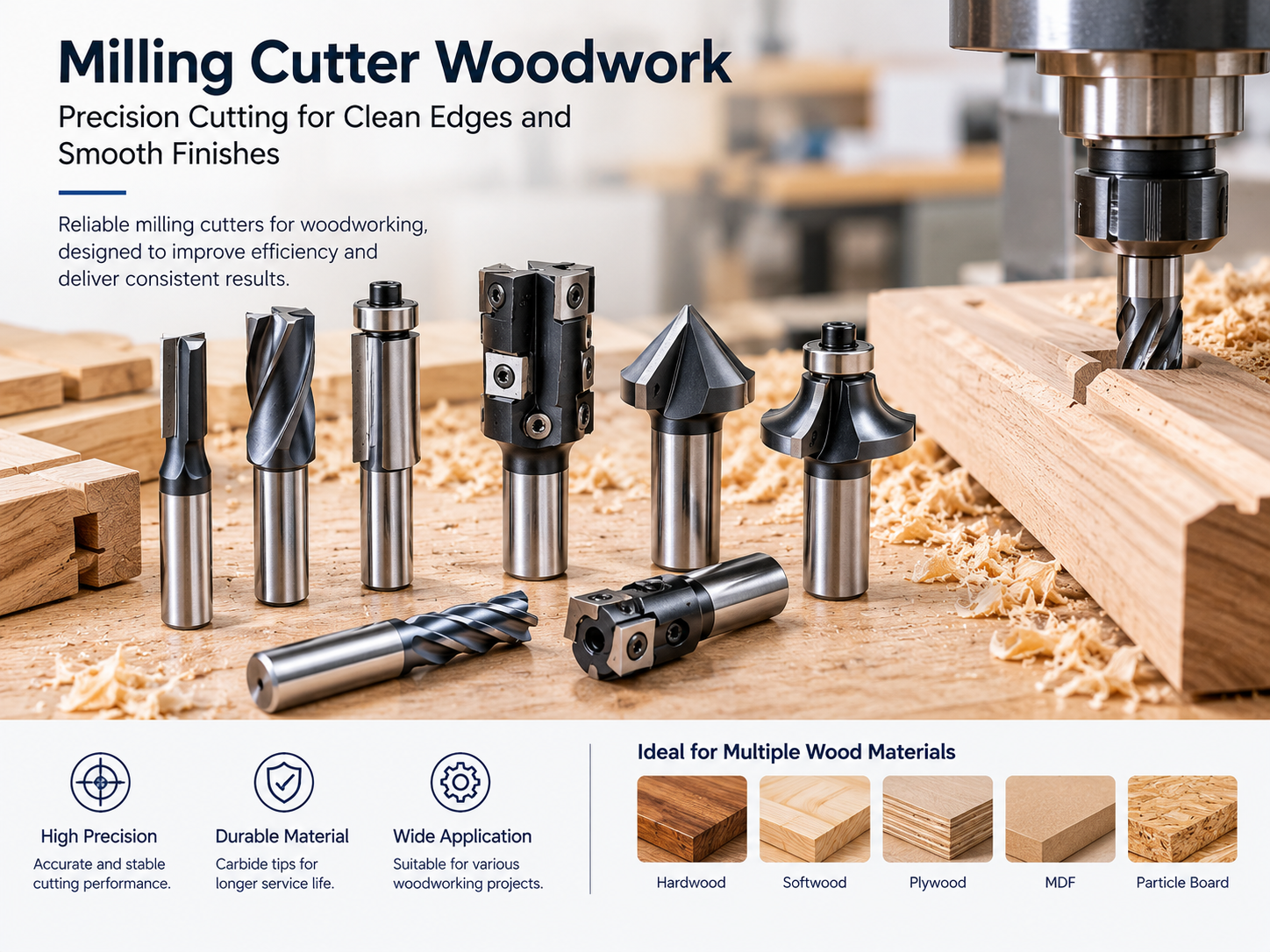 Milling Cutter Woodwork and Tool Life: What Can Affect Cutting Performance?